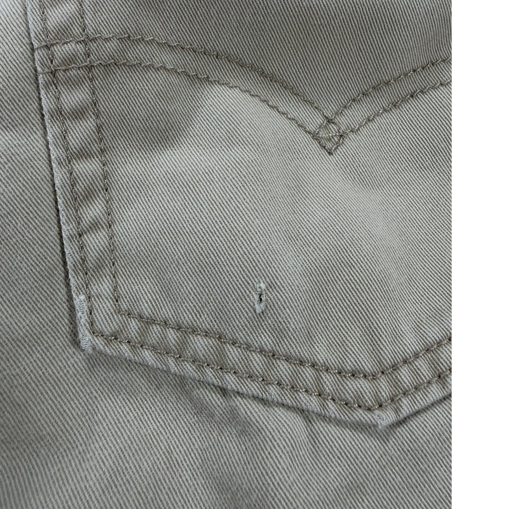 Levi's 514 Jeans Mens 32x32 Beige Khaki Straight Fit - Picture 11 of 15